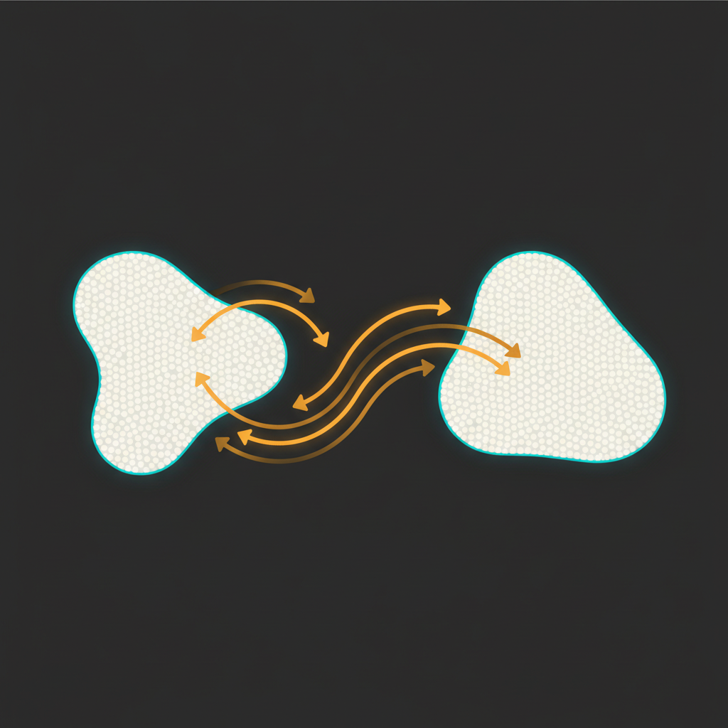 Mass moving between two distributions under an optimal transport plan