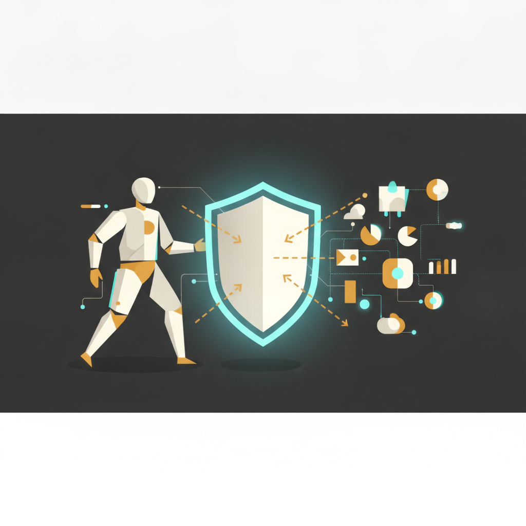 Shield sitting between agent and environment