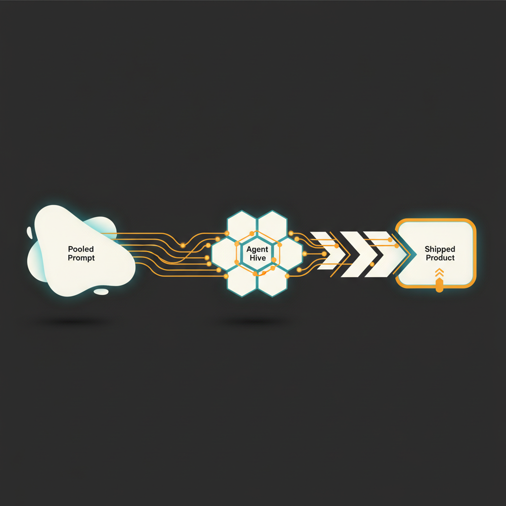 FablePool flow from pooled prompt to shipped product